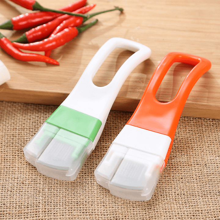 Creative Kitchen Chopping Tools Gadget Handle Size Onion Shredder Onion Flower Onion Shredded Onion Cutter - MRSLM