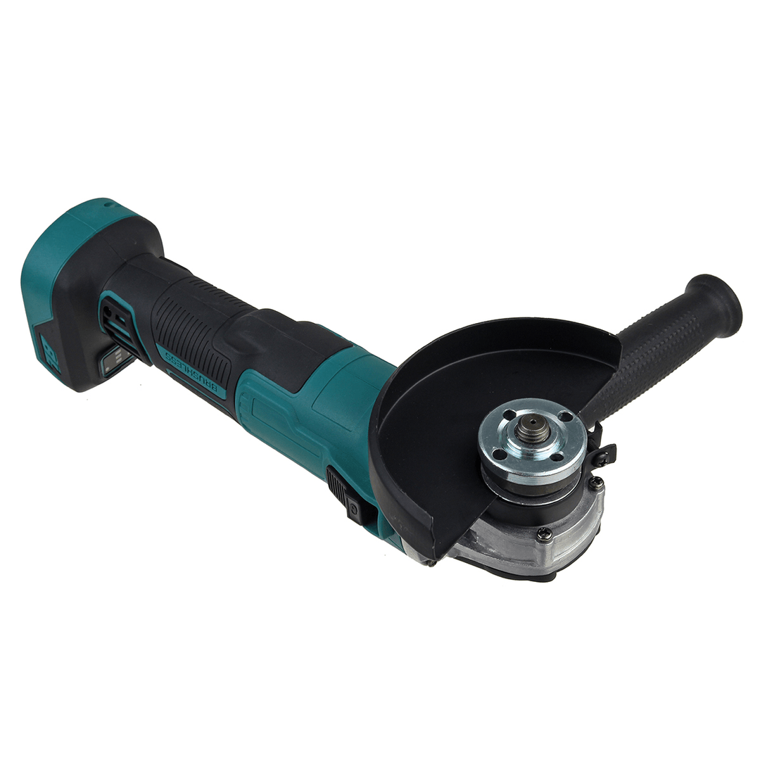 125Mm 800W Cordless Brushless Angle Grinder Cutting Tool Variable Speed Electric Polisher for Makita 18V Battery - MRSLM