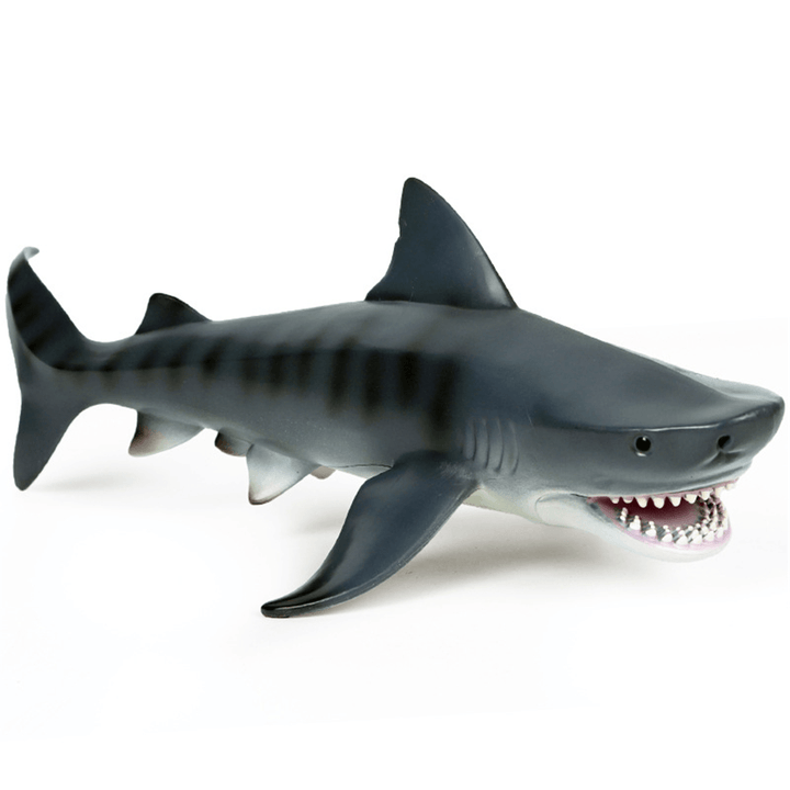 Shark Animal Model Simulation Marine Life PVC Shark Toys Children'S Adult Toys Gifts Decoration - MRSLM