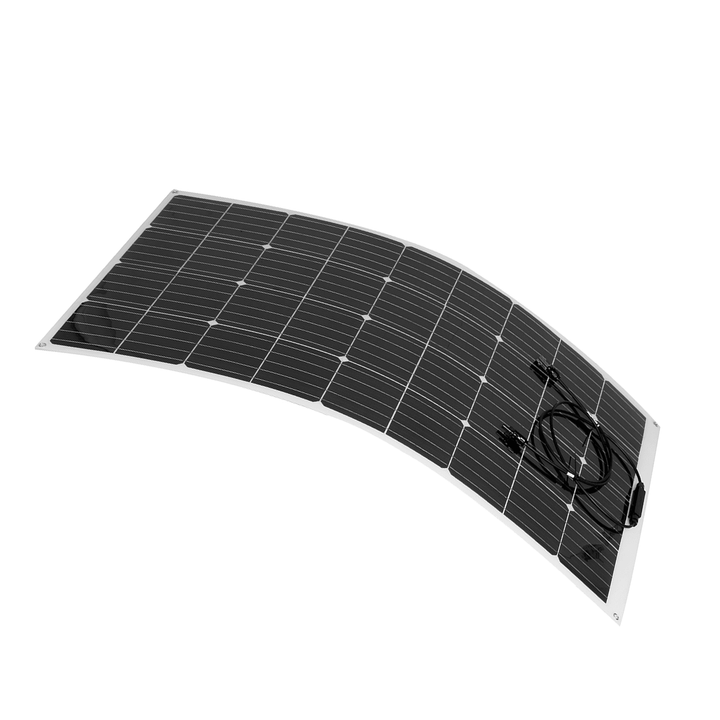 130W 18V Flexible Monocrystalline Solar Panel Mono Panel Waterproof Connector Camping 1129*670*2.5Mm - MRSLM