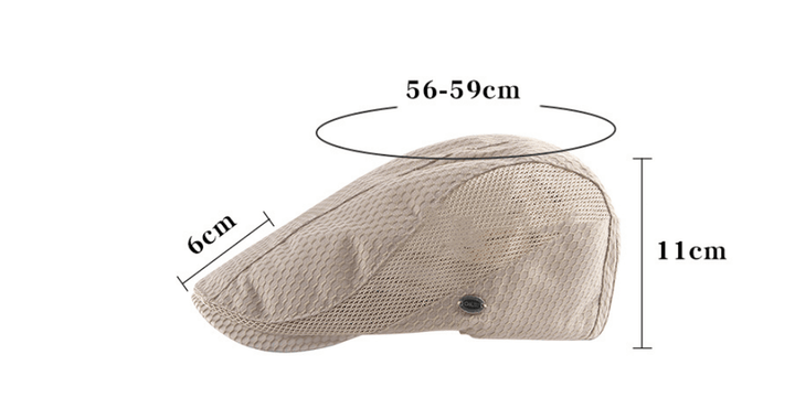 Fashion Casual Sunscreen Sunshade Mesh Beret - MRSLM