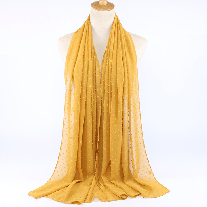 Thick Chiffon Long Scarf - MRSLM