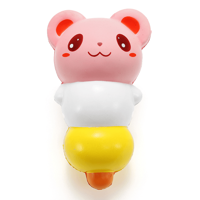 Leilei Squishy 15Cm Pierced Haw Berries Candy Stick Bear Pig Slow Rising with Packaging Gift - MRSLM