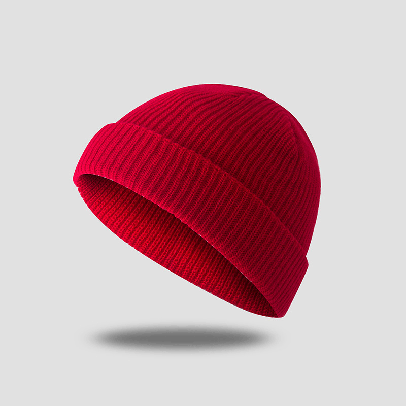 Retro Dome Warm Short Woolen Toe Hat - MRSLM