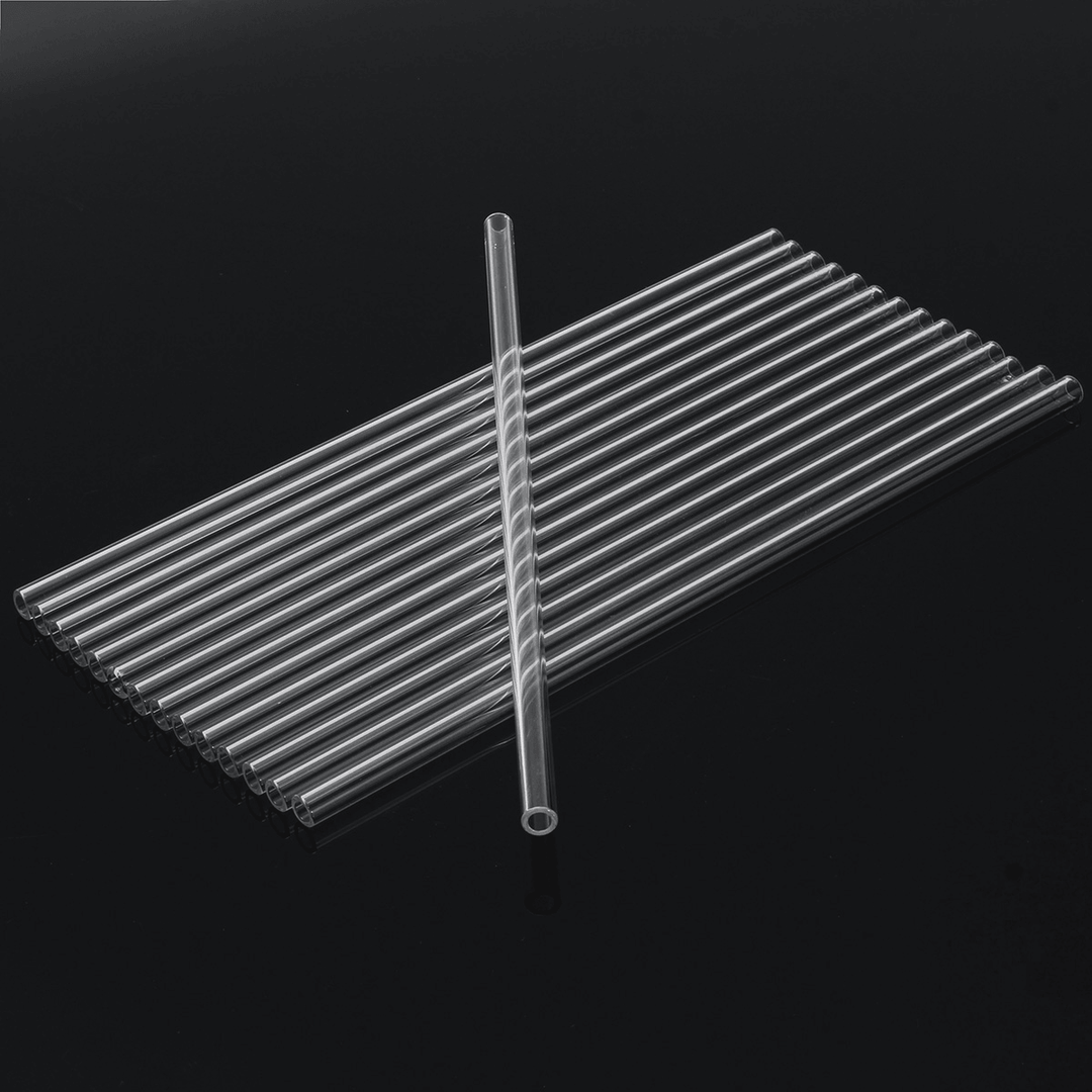 10Pcs 250Mm OD 7Mm 1Mm Thick Wall Borosilicate Glass Blowing Lab Tube - MRSLM