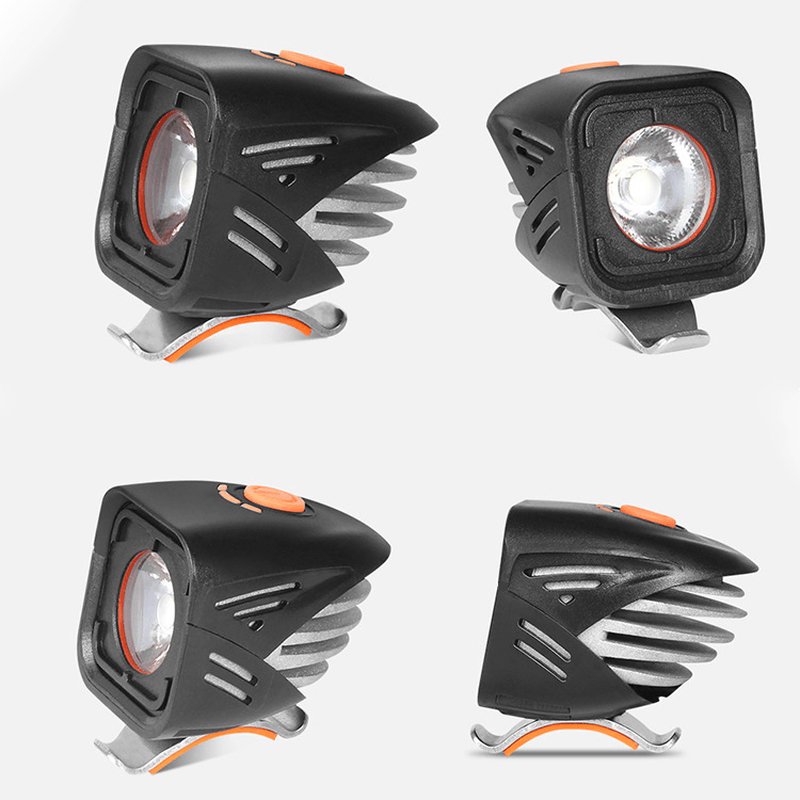 XANES XL10 1000LM L2 LED Bicycle Headlight 60G IPX6 Waterproof 180° Floodlight 4 Modes Power Display Temperature Control - MRSLM