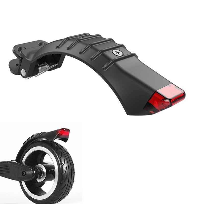 BIKIGHT 5/5.5/6.5Inch Electric Bike Rear Fender LED Tail Light Brake Stop Electric Scooter Bicycle Accessories - MRSLM