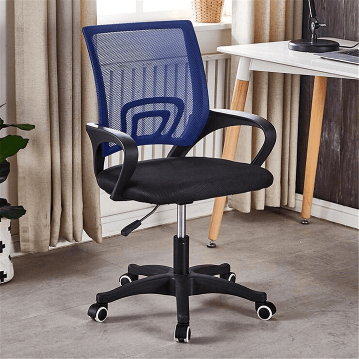 Office Mesh Chair Ergonomic Swivel Mid-Back Computer Desk Seat Nylon Base Adjustable Lifting Chair Home Office Furniture - MRSLM