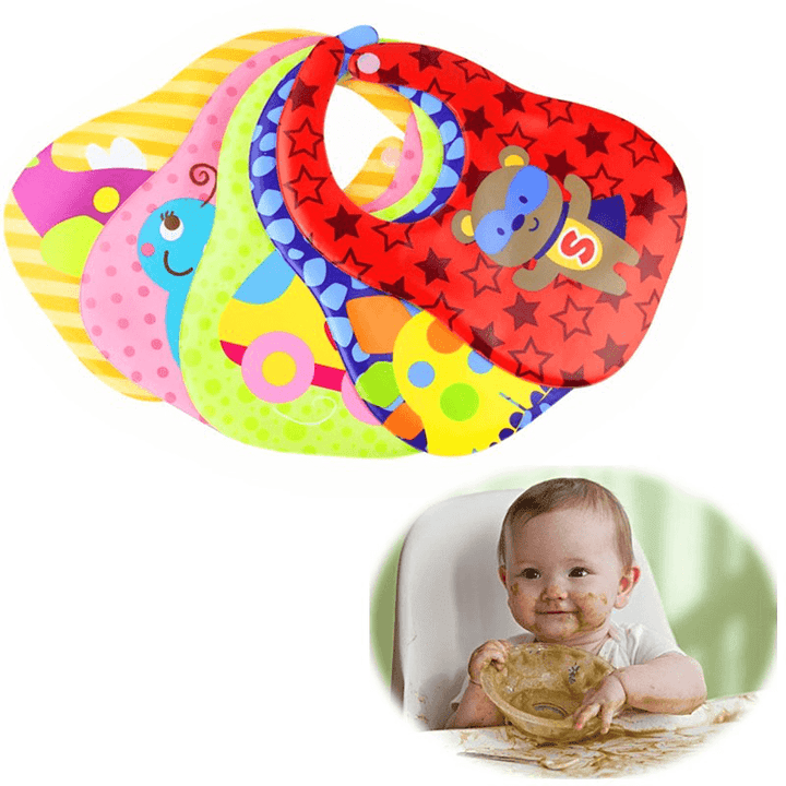 Baby Feeding Bib Waterproof Infant Bibs Soft Burp Colths EVA Eco-Friendly - MRSLM