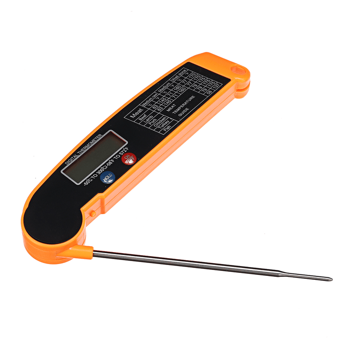 Digital Thermometer Meat Cooking Probe BBQ Electronic Oven Folding Kitchen Thermometer - MRSLM