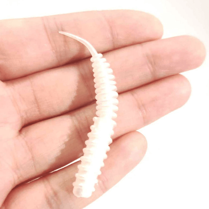 ZANLURE 10Pcs/Set 6Cm 1.4G Silicone Soft Fishing Worm Baits Artificial Pesca Spiral Bass Fishing Lure - MRSLM