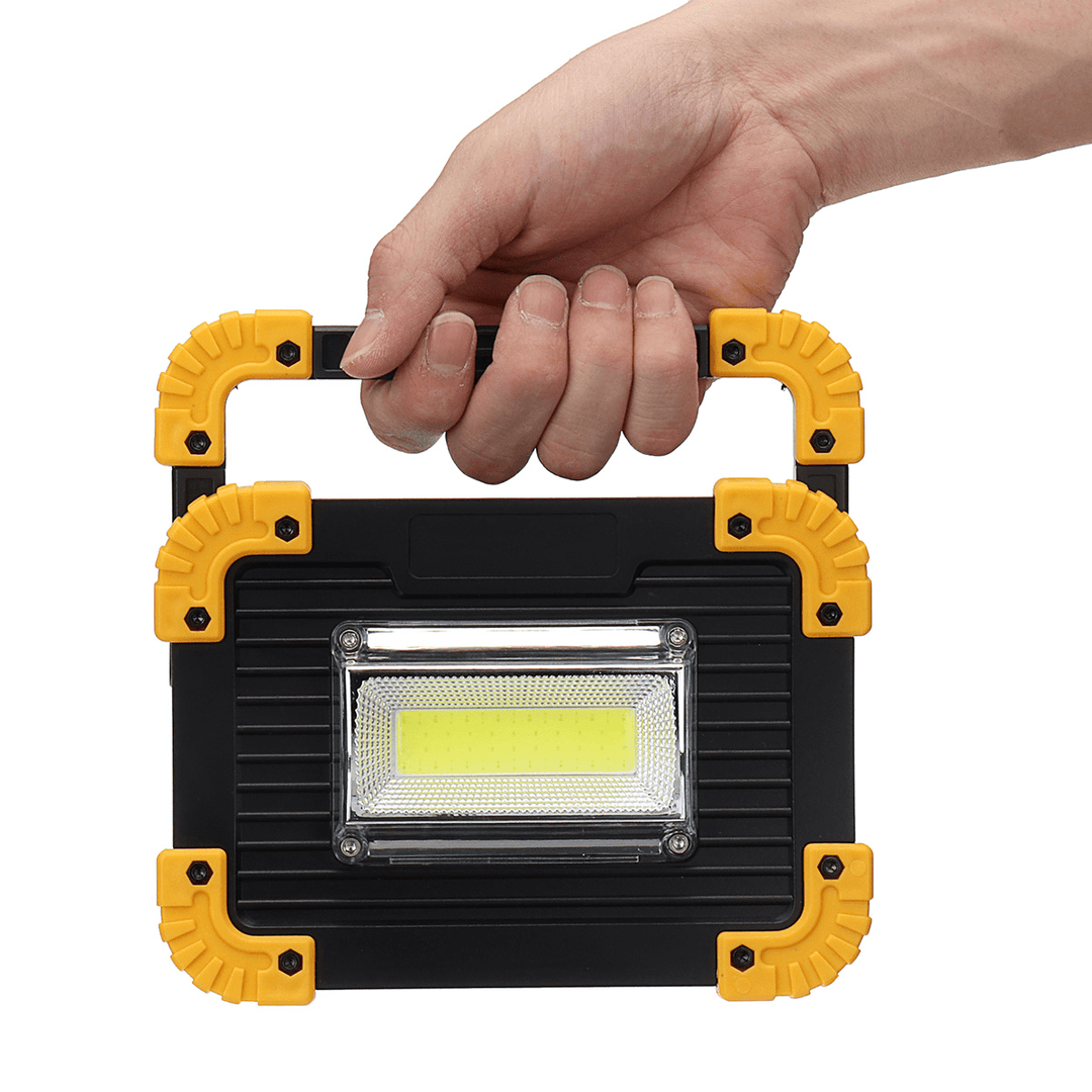 20W COB LED Work Light Portable USB Lamp Floodlight Outdoor Camping Emergency Lantern - MRSLM