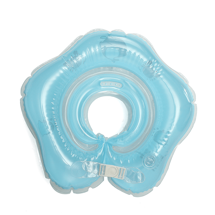 Baby Infant Swimming Pool Bath Neck Floating Inflatable Ring Built-In Belt - MRSLM