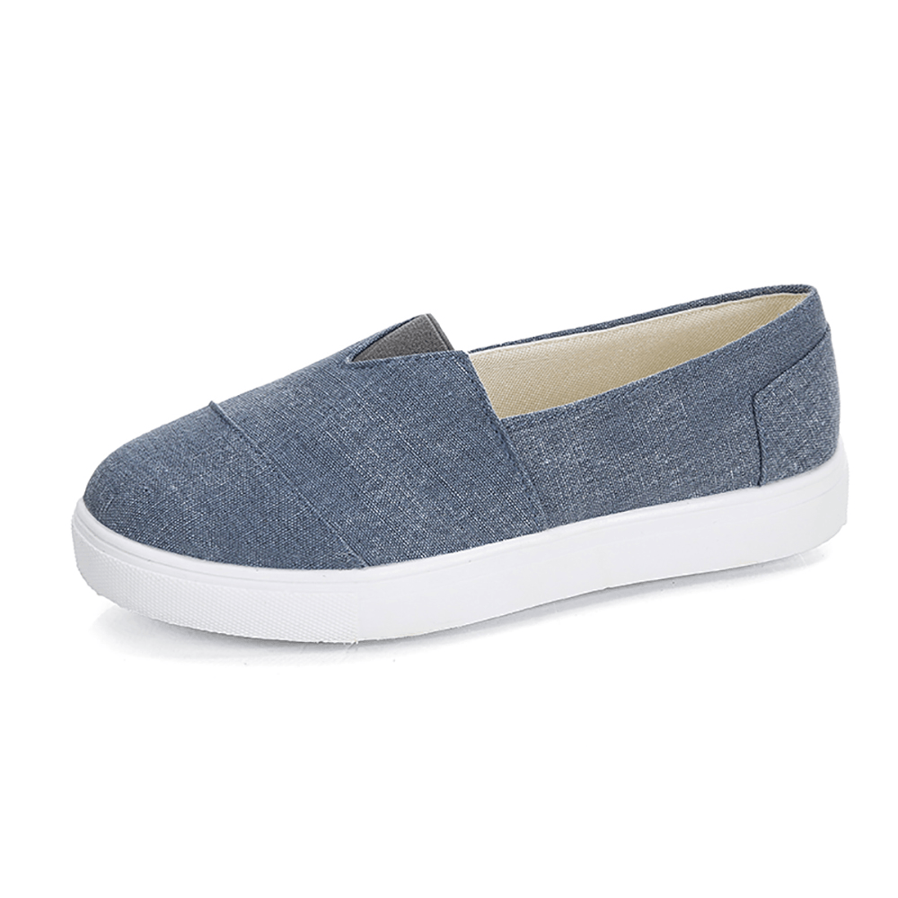 Solid Color Slip on Loafers - MRSLM