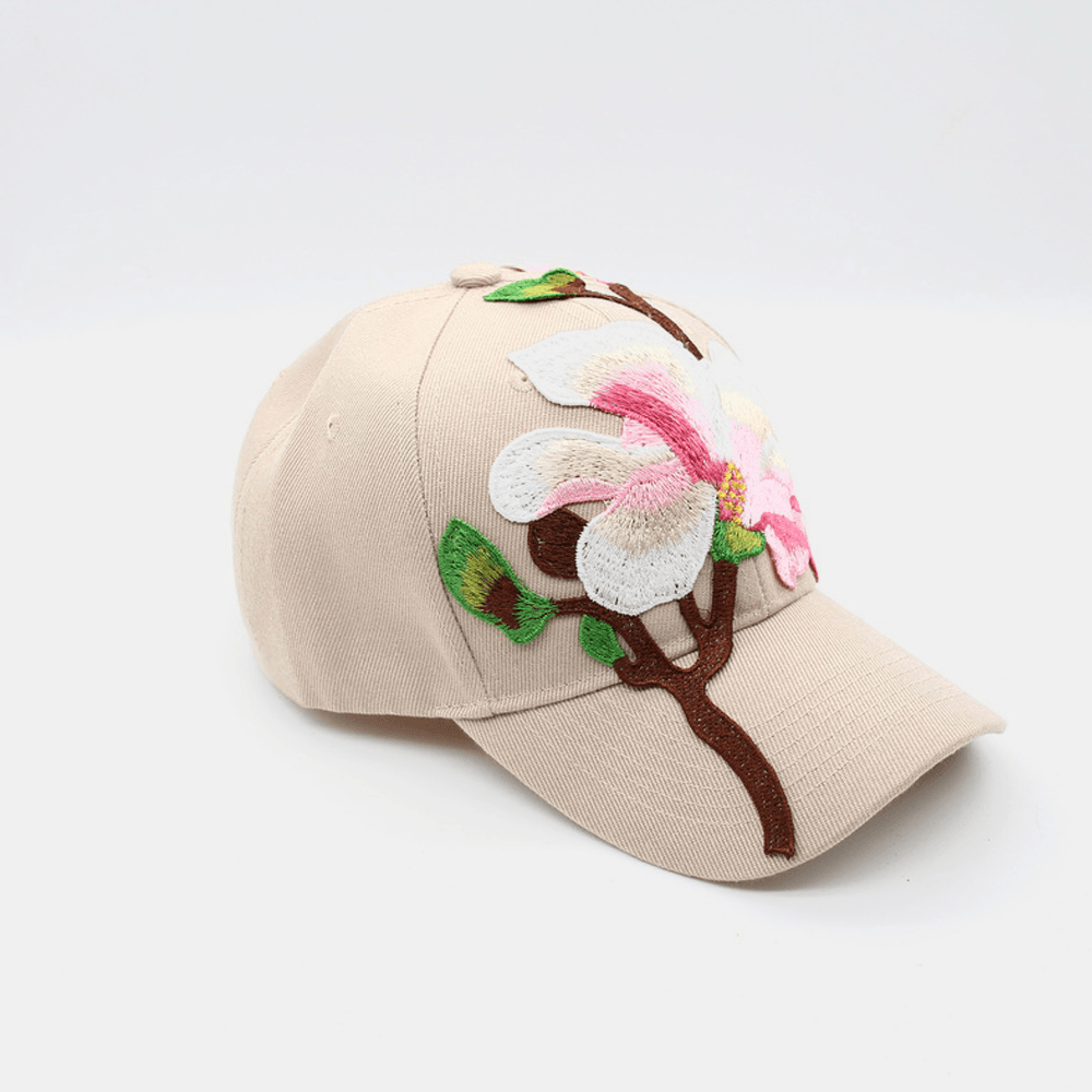 Fashion Embroidary Baseball Cap Casual Sun Hat Cunscreen Cap for Women - MRSLM