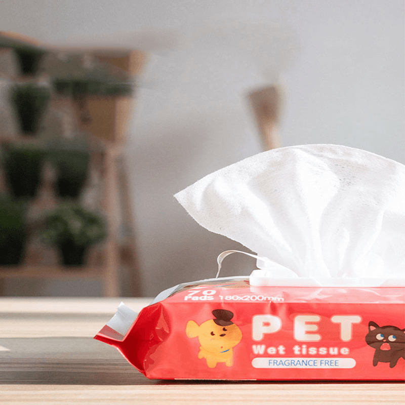 70 Pieces Pet Special Wipes Cats and Dogs Wipes Clean Pet Wipes Summer Puppy Supplies - MRSLM