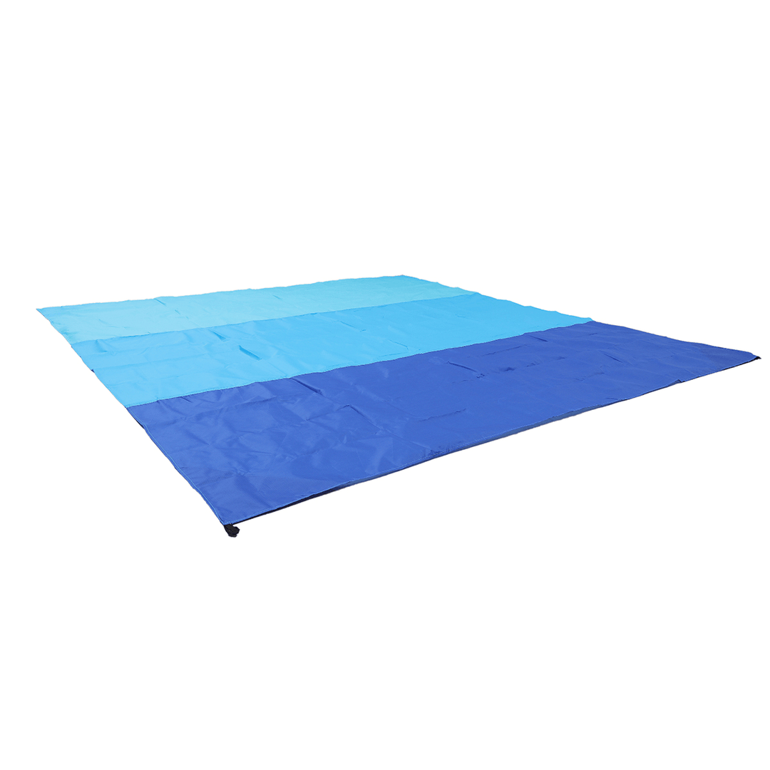 SGODDE 210X200Cm Picnic Mat Sand-Proof Waterproof Beach Blanket Lightweight Folding Camping Travel - MRSLM