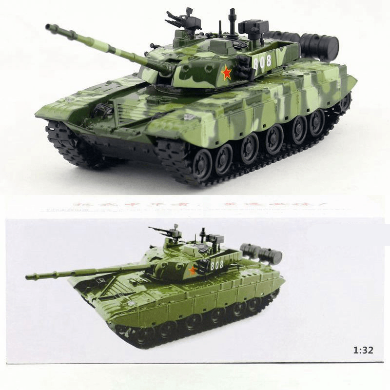 Alloy Model Simulation Toy Military Main Battle Tank - MRSLM