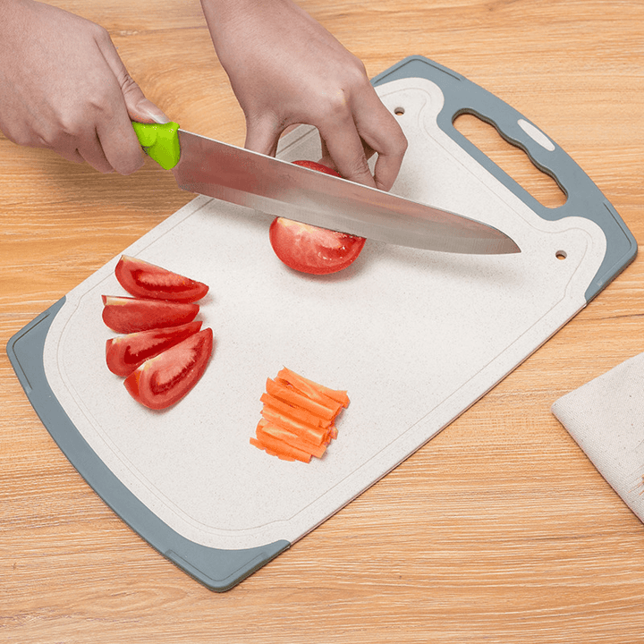 Wheat Straw Kitchen Cutting Board Creative Rectangilar Corrosion-Resistant Chopping Block - MRSLM