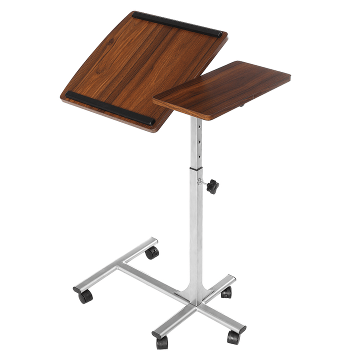 Douxlife® DL-RT01 Laptop Desk Rolling Table Height Adjustable Tiliting MDF Steel Frame for Home Office - MRSLM