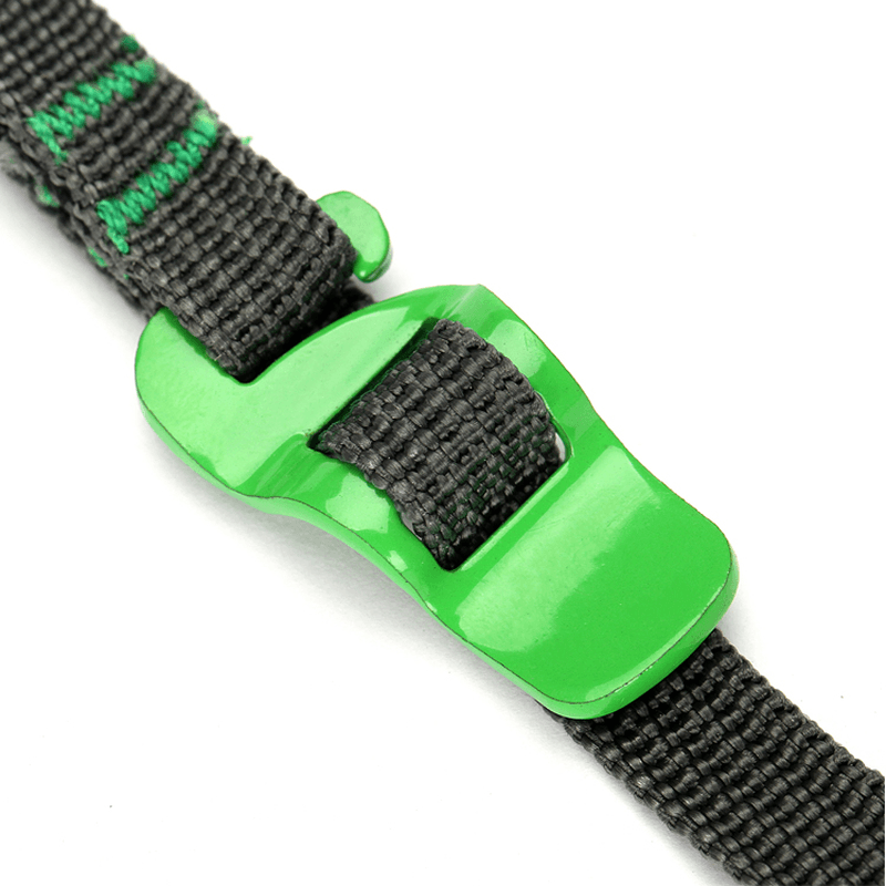 Outdoor Camp Binding Rope Tie-Up Ribbon Adjustable Puller Strap with Buckle Hook for Travel Luggage - MRSLM