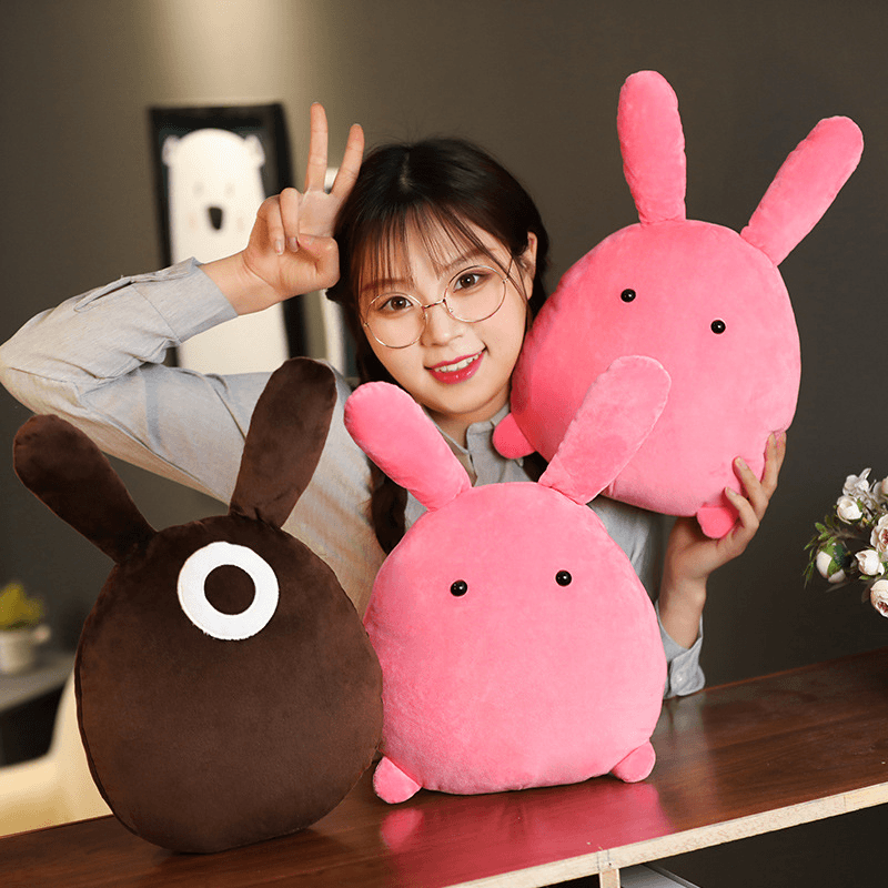 Anime Ground Bondage Boy Hanako-Jun Plush Doll Ningning Rabbit Pillow - MRSLM