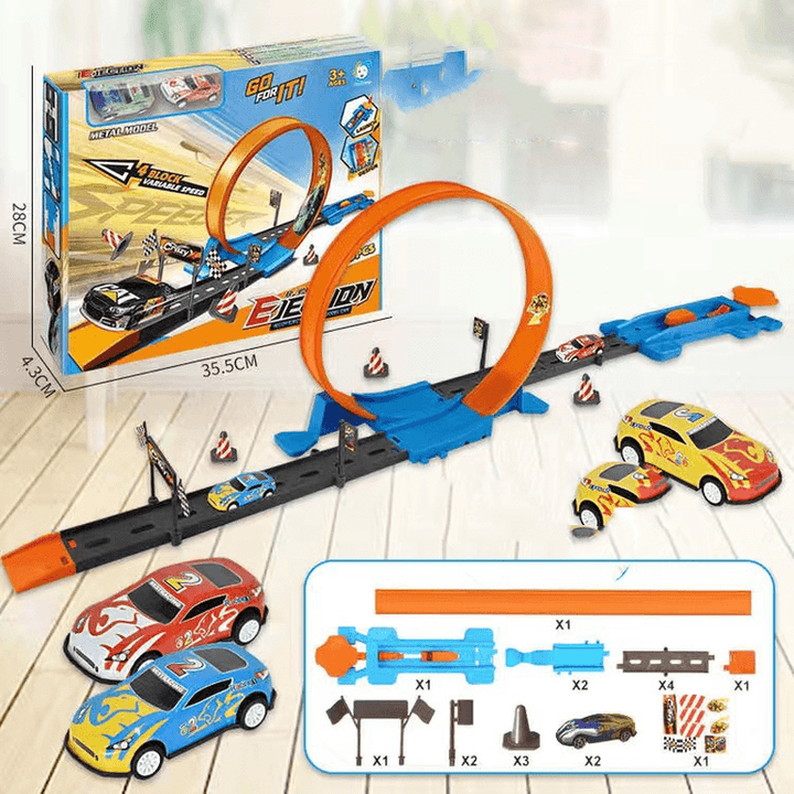 Alloy Racing Track Catapult Car Boy - MRSLM