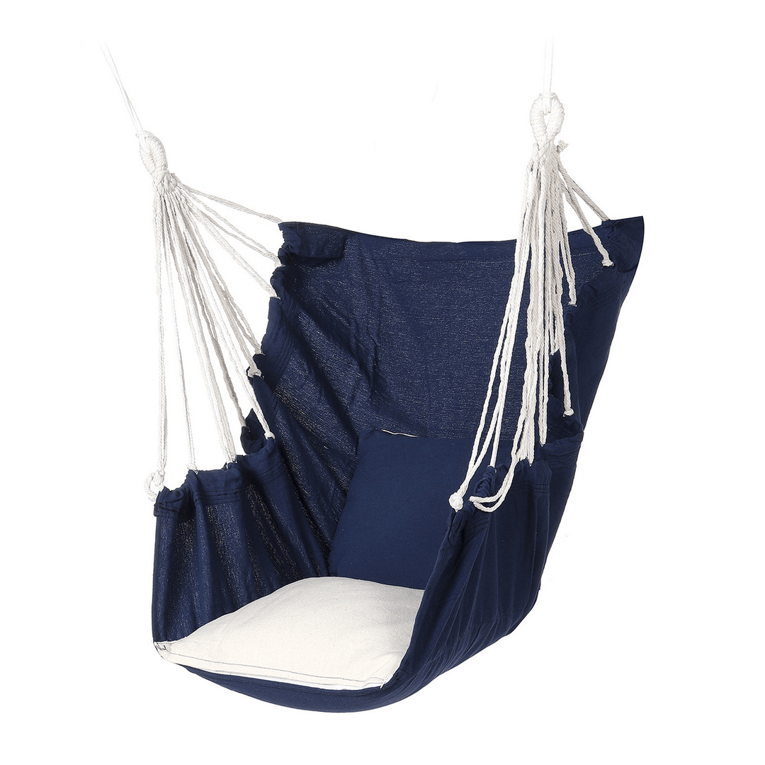 Max Load 200KG Hanging Rope Chair Hammock Swing Seat Indoor Outdoor Patio Porch Garden Supplies - MRSLM