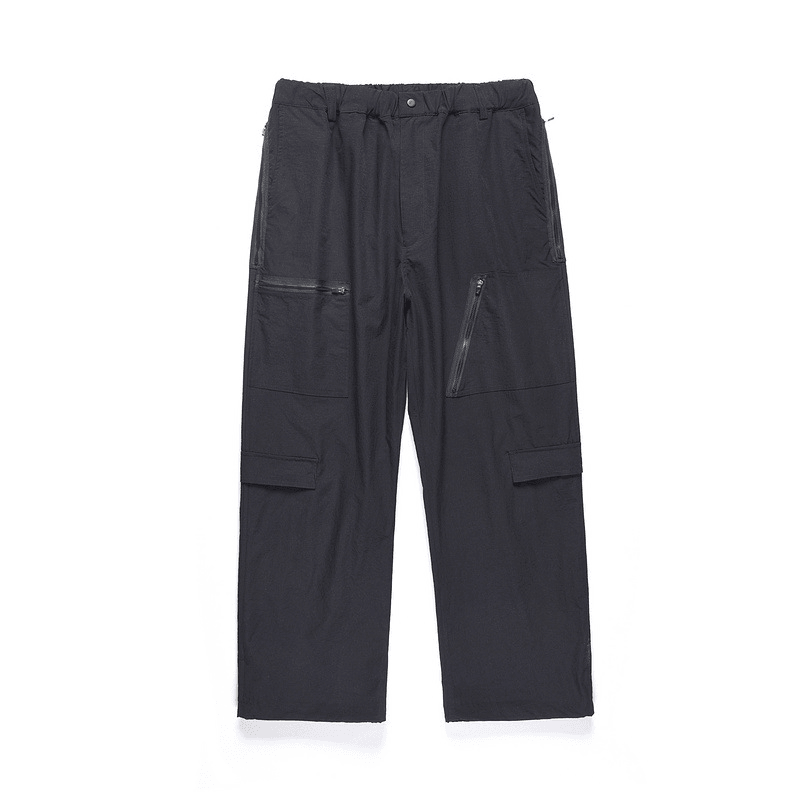 Waterproof Oversized Multi Pocket Zip Trousers - MRSLM