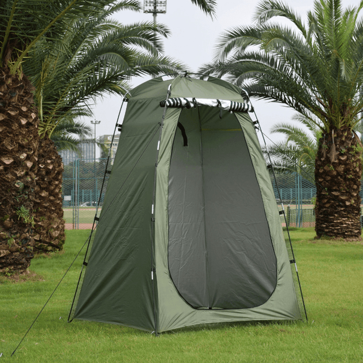 Portable Instant Tent with Zipper Door Camping Shower Toilet Outdoor Dressing Changing Fishing House - MRSLM