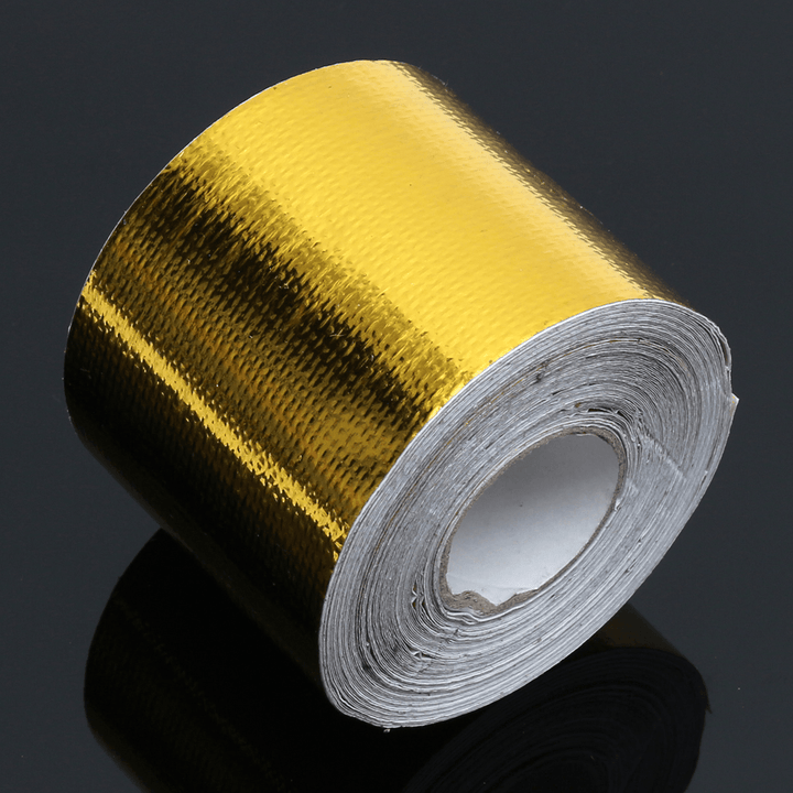 5Cmx10M Heat Cool Reflective Tape 500 Degree Gold Heat Protection - MRSLM