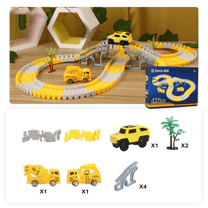 Tongli Engineering Vehicle Rail Car Children'S Toys - MRSLM