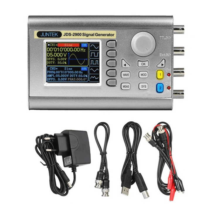 JDS2900 60Mhz Signal Generator Digital Control Dual-Channel DDS Function Signal Generator Frequency Meter Arbitrary Wave - MRSLM