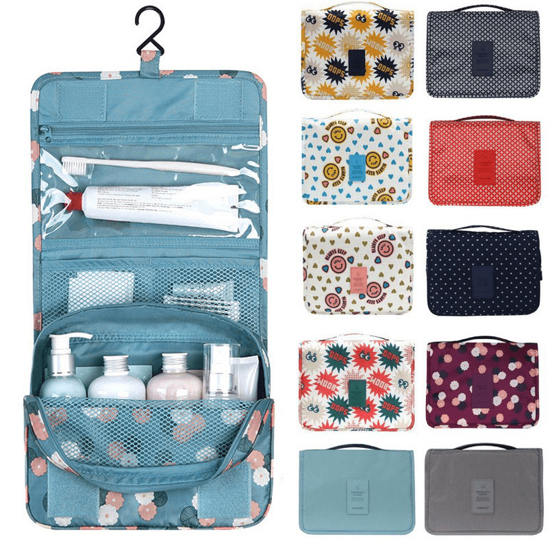 Honana BX-111 Waterproof Travel Wash Cosmetic Bag Compact Cube Pouch Storage Bag Mesh Organizer - MRSLM