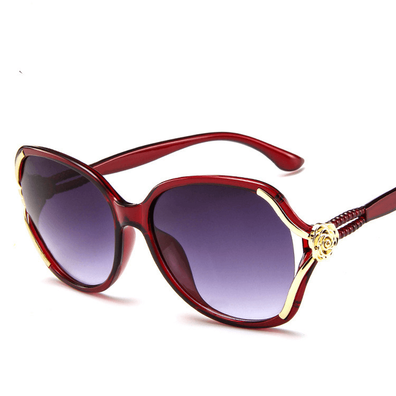 Ladies Sunglasses European and American Flower Sunglasses - MRSLM