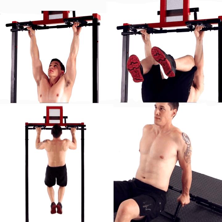 Adjustable Indoor Door Horizontal Bar Wall Pull up Bar Wall Muscle Training Home Fitness Equioment - MRSLM