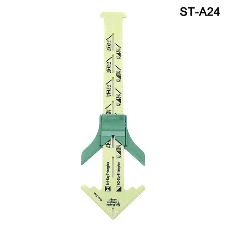 5 in 1 Sliding Gauge Measuring Sewing Tool Caliper Multi-Function Quilting Craft Tool - MRSLM