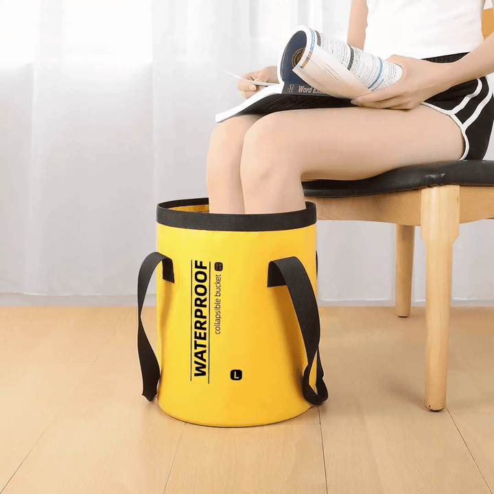 14.5/22.5L Waterproof Water Bags Fishing Folding Bucket Portable Bucket Water Container Storage Carrier Bag - MRSLM