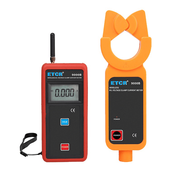 ETCR9000B Wireless High/Low Voltage Clamp Current Meter AC 0Ma-1200A Clamp Ammeter - MRSLM