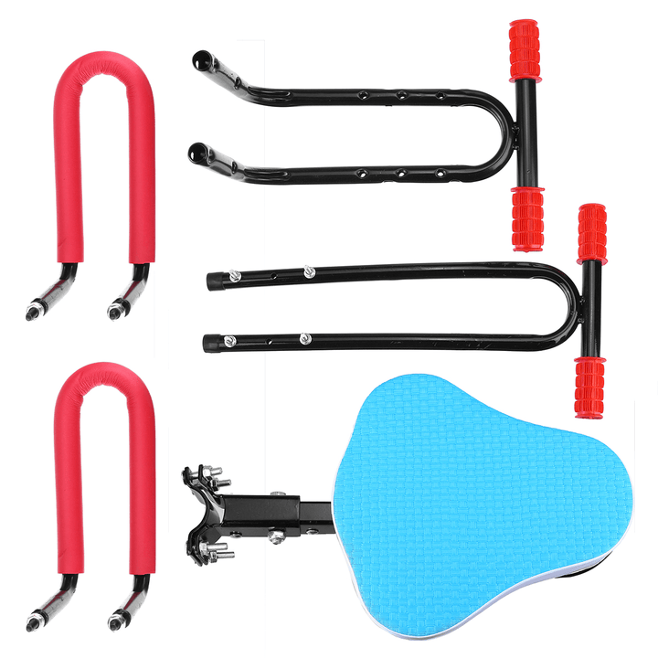 BIKIGHT Removable Kids Bicycle Saddle Steel Tube Safety Seat Frame Electric Bike Folding Front Seat Saddle Children Kids Seat Plate - MRSLM