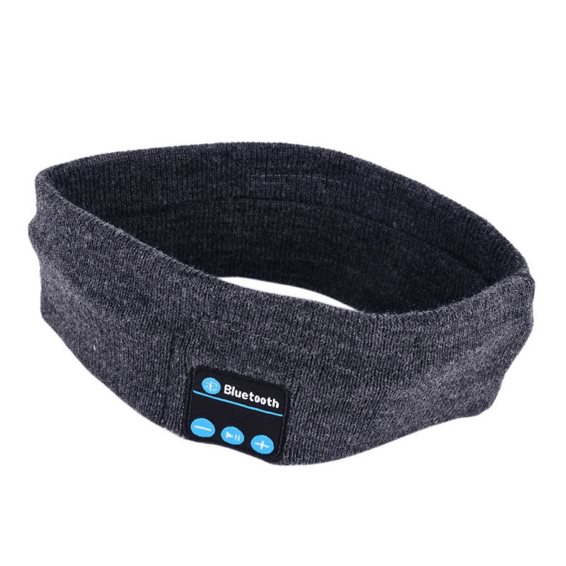 Bluetooth Sport Sweat Headbrand Wireless Hands-Free Music Sports Smart Caps Call Answer Ears-Free Hea - MRSLM