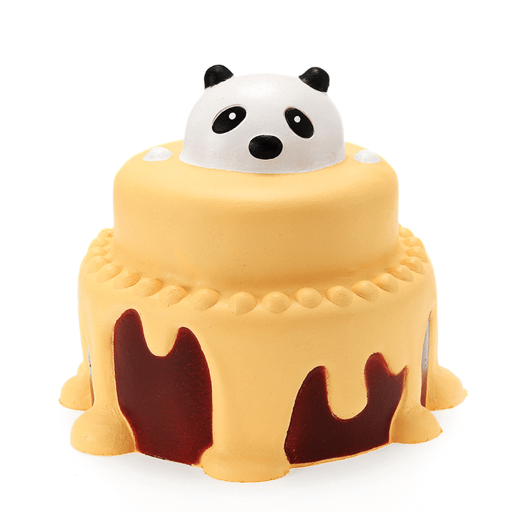 Squishy Panda Cake 12Cm Slow Rising with Packaging Collection Gift Decor Soft Squeeze Toy - MRSLM