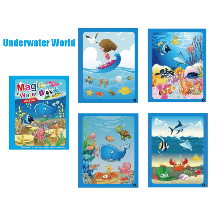 Children'S Magical Water Painting Book Repeated Graffiti Book - MRSLM