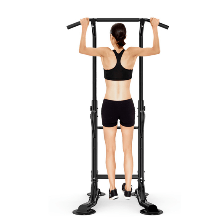 MIKING 4001D Multifunction Power Tower Adjustable Pull up Dip Station Horizontal Bar Strength Training Fitness Exercise Home Gym - MRSLM