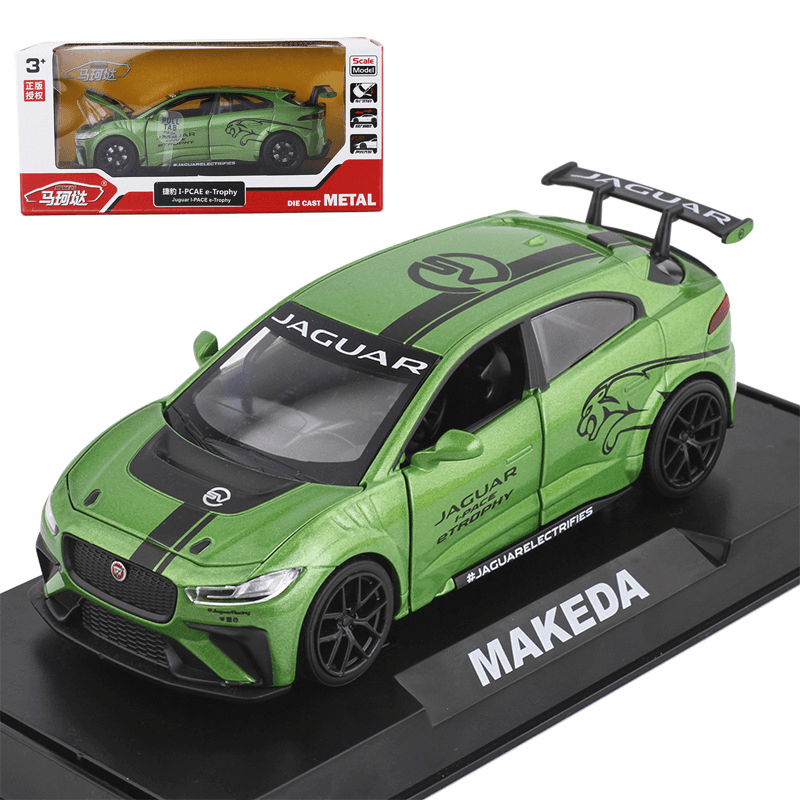 Macda I PCAE Sports Car Alloy Racing Sound and Light Pull Back Car Model Toy - MRSLM