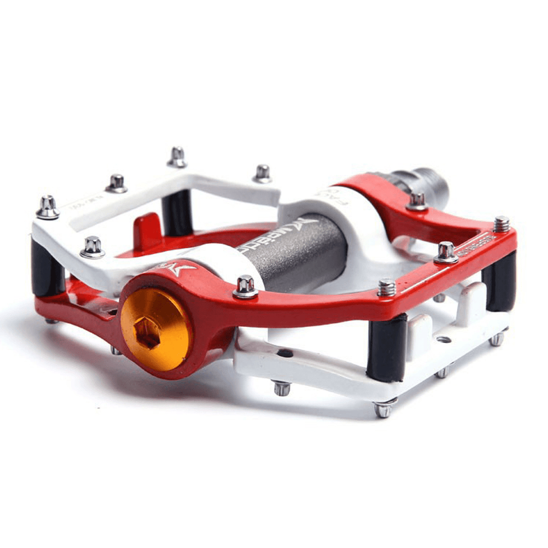 Flat Platform Aluminum Alloy Sealed Bearing 9/16" Bike Pedals for MTB Road Mountain Bike Fixed Gear Bicycle - MRSLM