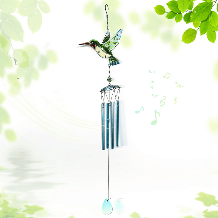 Hummingbird Dragonfly Wind Chimes Bells Hanging Gifts Dream Catcher Wind Chimes Home Wall Car Decoration - MRSLM