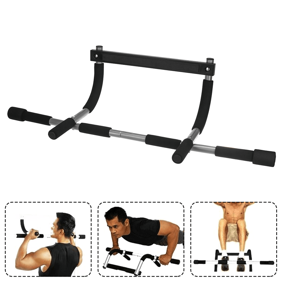 Adjustable Indoor Fitness Door Frame Pull up Bar Wall Chin up Bar Training Horizontal Bar for Home Workout Fitness Equipment - MRSLM