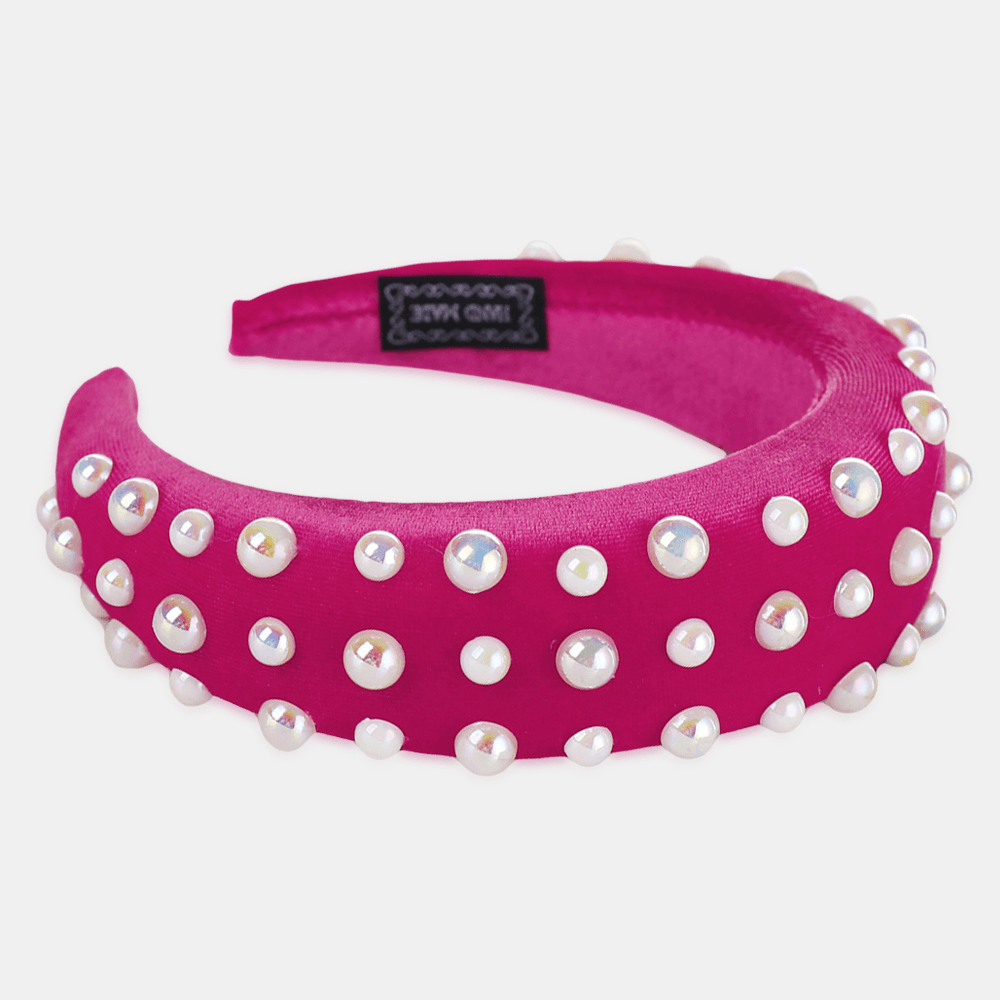 Pearl Sponge Headband Multicolor Ladies Headband - MRSLM