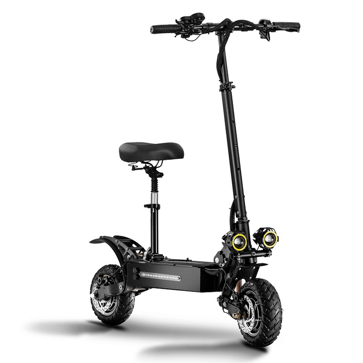 BOYUEDA 28AH 52V 3200W Dual Motor Oil Brake Folding Electric Scooter 65Km/H Top Speed 90-100Km Mileage Range Max Load 300Kg - MRSLM